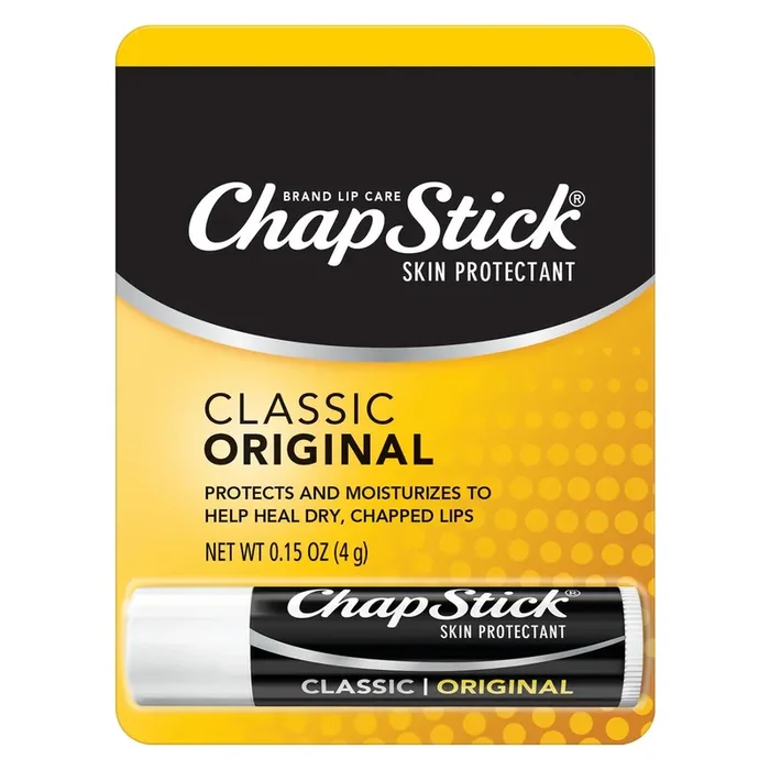 ChapStick Classic Original Lip Balm Tubes – 0.15 Oz (12 Blister Packs of One Each)