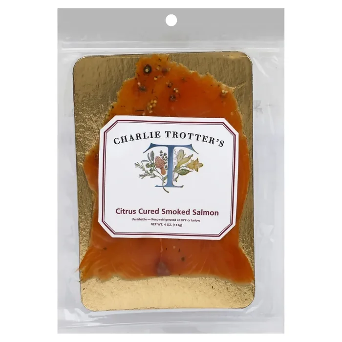 Charlie Trotters Smoked Citrus Cured Salmon 4 oz