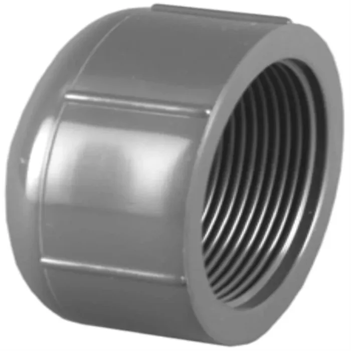 Charlotte Pipe 1-1/4-in. PVC SCH 80 Cap for Pressure Systems, Maximum Pressure 520 PSI, NSF Safety Listed