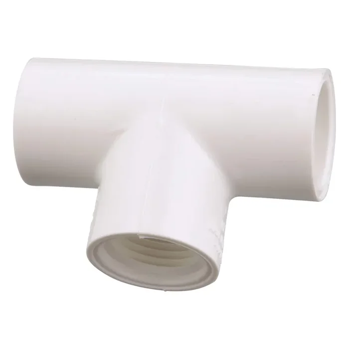 Charlotte Pipe 1-1/4-in x 1-1/4-in x 1/2-in PVC Schedule 40 Reducing Tee