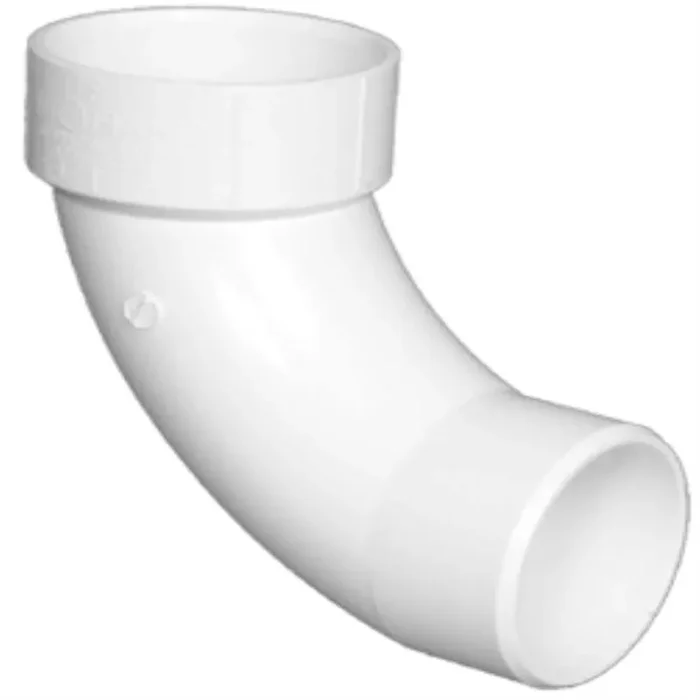Charlotte Pipe 2-in 90-Degree PVC DWV Elbow Long Sweep