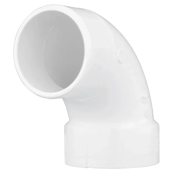 Charlotte Pipe 3-in 90-Degree Schedule 30 PVC DWV Elbow