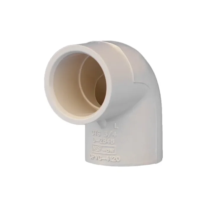 Charlotte Pipe CPVC 45-Degree Elbow, 1/2-in Diameter, Cream Color, NSF Approved for Potable Water, Maximum Working Temperature 180F
