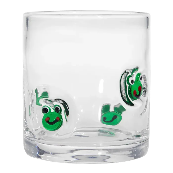 Charm Inlay Double Old Fashioned Glass