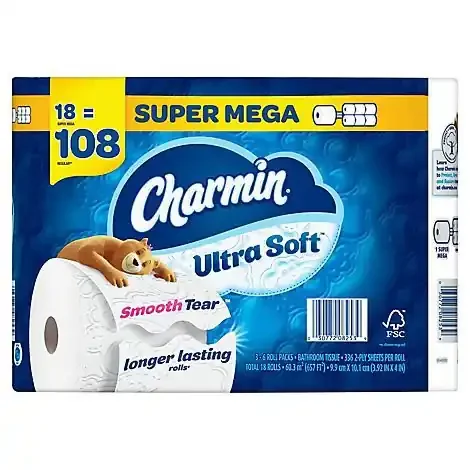 Charmin Soft 18 Super Mega – 18 Roll