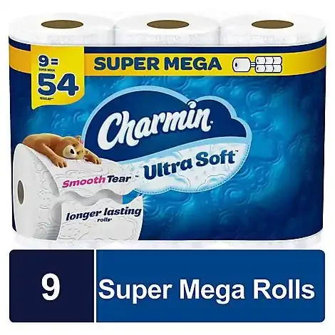 Charmin Soft 9 Super Mega – 9 Roll