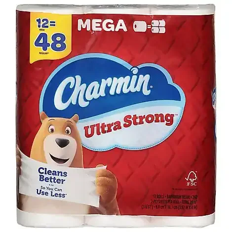Charmin Strong 12 Mega Roll – 12 RL