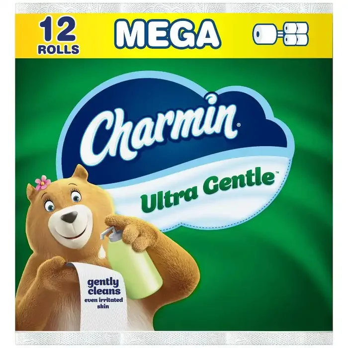 Charmin Ultra Gentle Toilet Paper – 12 Mega Rolls