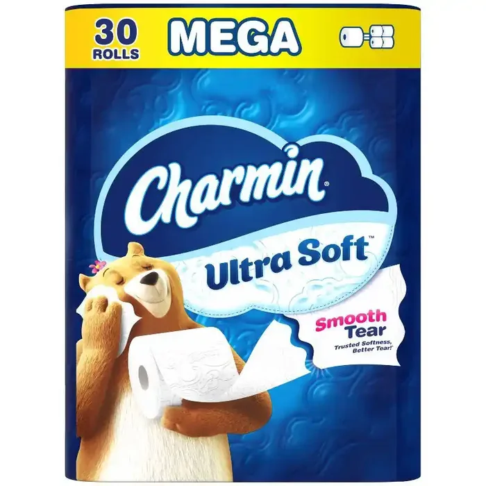 Charmin Ultra Soft Toilet Paper – 30 Mega Rolls