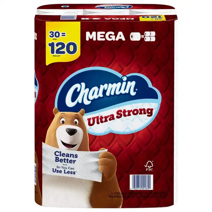 Charmin Ultra Strong Bathroom Tissue, Mega, 2-Ply