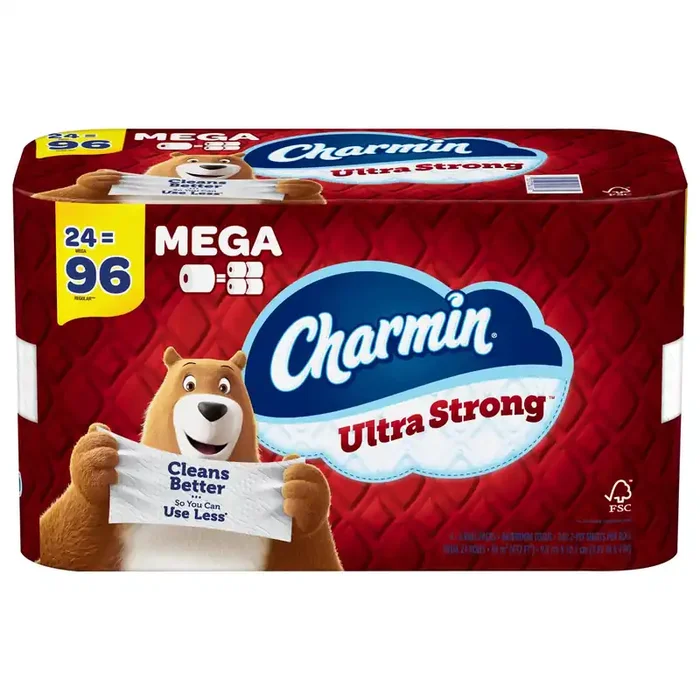 Charmin Ultra Strong Mega Roll Toilet Paper Tissue