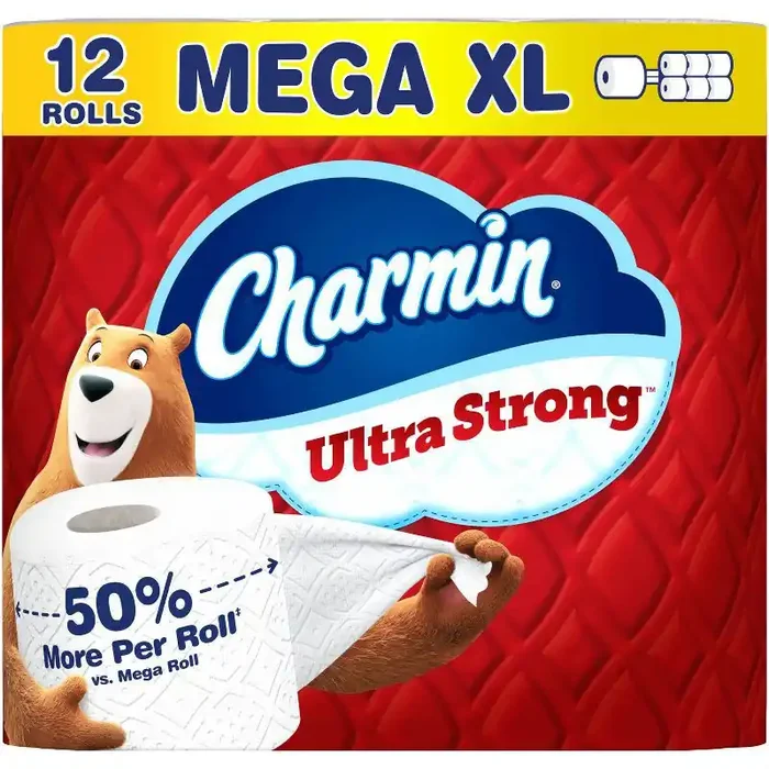 Charmin Ultra Strong Toilet Paper – 12 Mega XL Rolls