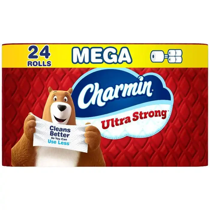 Charmin Ultra Strong Toilet Paper – 24 Mega Rolls