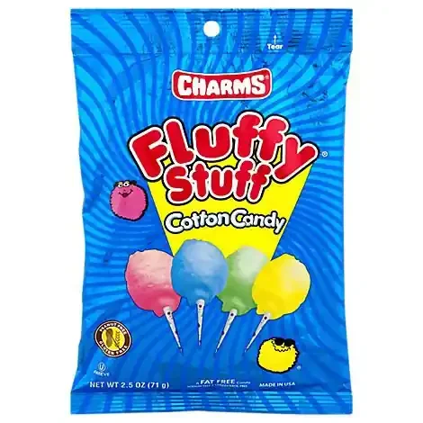 Charms Cotton Candy Fluffy Stuff – 2.5 Oz
