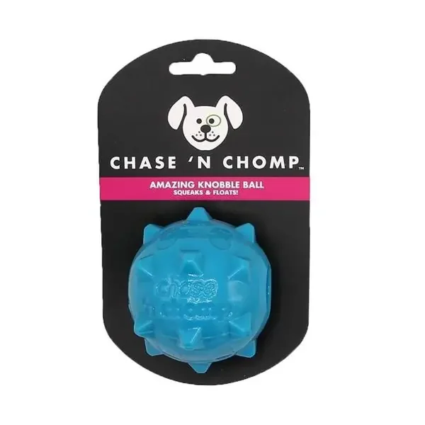 Chase N Chomp Amazing Knobble Ball Squeaks & Floats