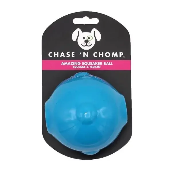 Chase N Chomp Amazing Squeaker Ball Squeaks & Floats