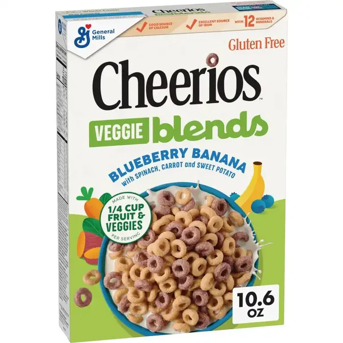 Cheerios Blends Blueberry Banana Cereal 10.6 Ounces