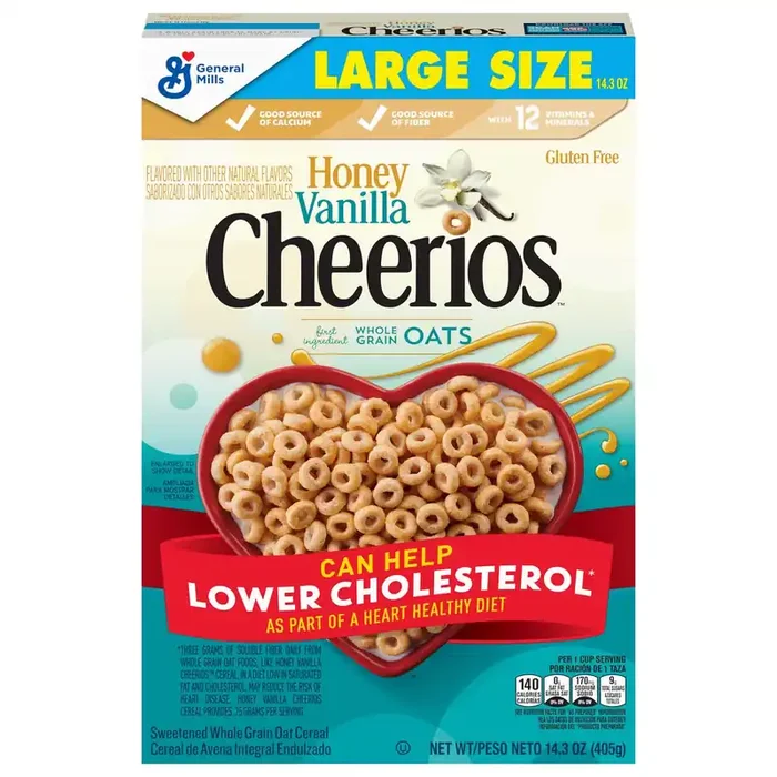 Cheerios Honey Vanilla Cheerios Gluten-Free Breakfast Cereal