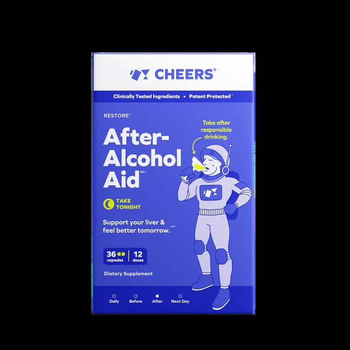 Cheers After Alcohol Aid 36 Capsules
