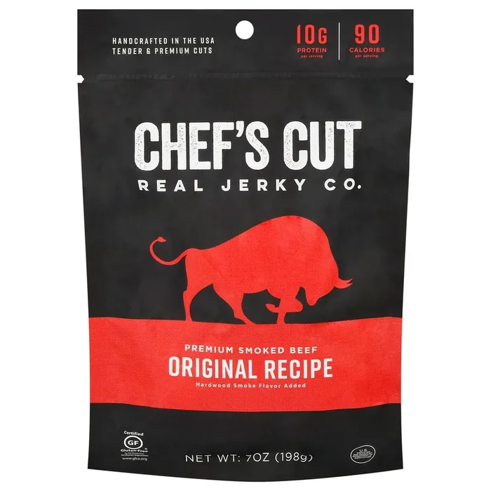 Chef‘s Cut Real Jerky Co. Premium Smoked Original Recipe Beef Jerky 7 oz