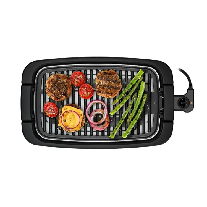 Chefman Smokeless Indoor Electric Grill Adjustable Temperature Control