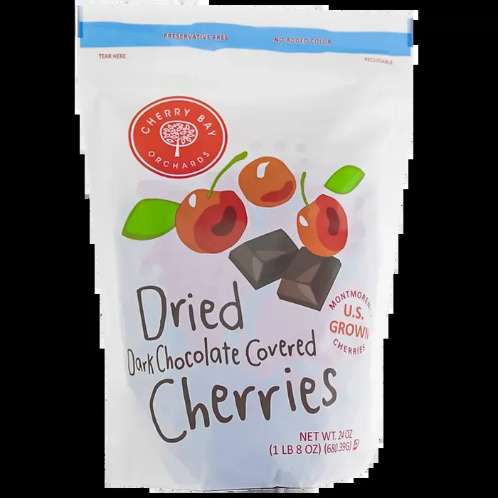 CHERRY BAY ORCHARDS Cherry Bay Orchard Dark Chocolate Covered Cherries, 24 oz