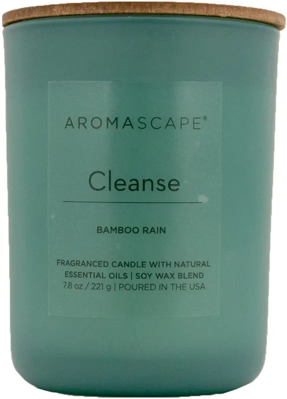 Chesapeake Bay Candle Chesapeake Bay Aromascape Cleanse Bamboo Rain Candle – Green