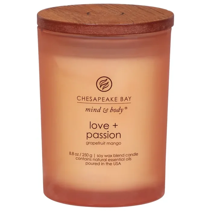 Chesapeake Bay Candle Mind & Body Collection Love + Passion Grapefruit Mango