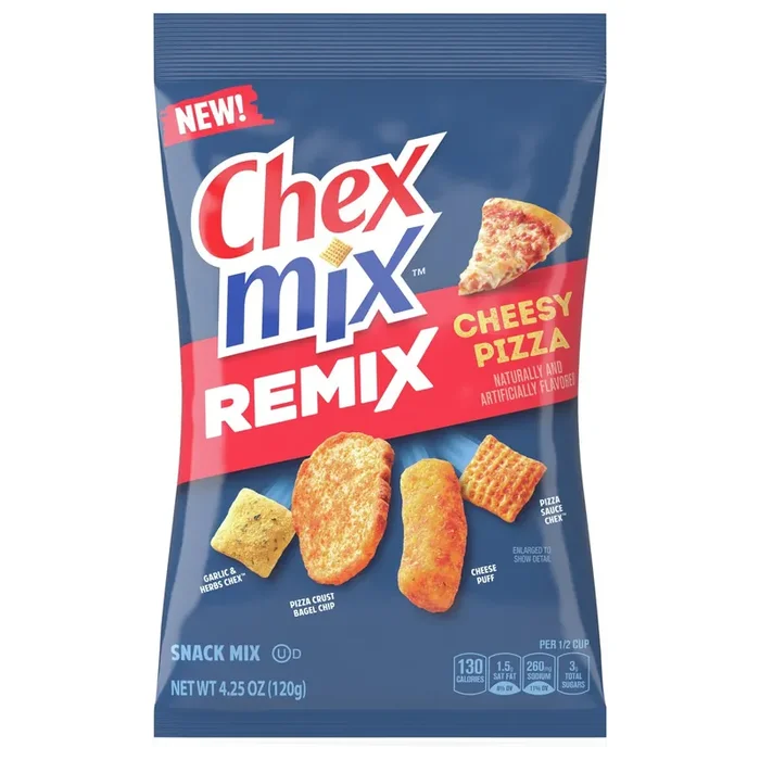 Chex Mix Cheesy Pizza Snack Mix, 4.25 OZ