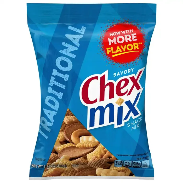Chex Mix Savory Snack Mix, Traditional,Bag