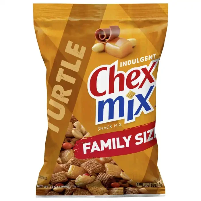 Chex Mix Snack Mix, Turtle, Indulgent Snack Bag, 14 oz