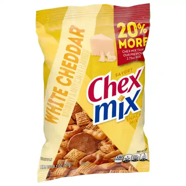 Chex Mix Snack Mix, White Cheddar, Savory