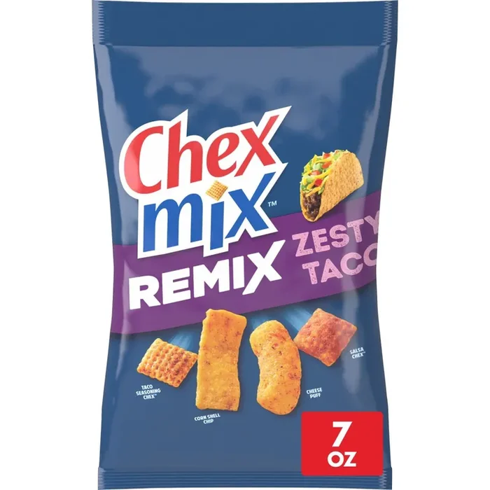 Chex Mix Zesty Taco Snack Mix, 7 OZ