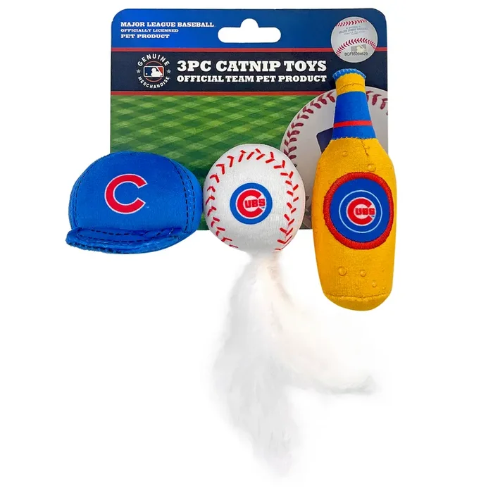Chicago Cubs Cat Nip Toy Set