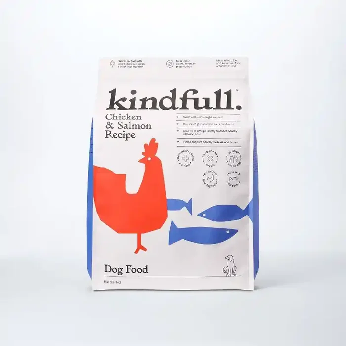 Chicken and Salmon Recipe Dry Dog Food – 23lbs – Kindfull™
