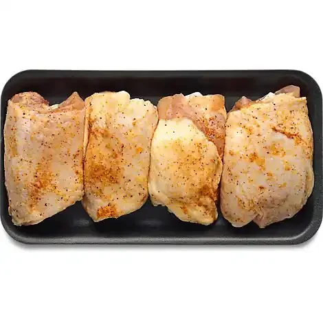 Chicken Thighs Bone In Sweet Grilled Peach Seasoning – LB