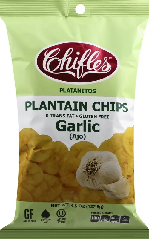 Chifles Garlic Plantain Chips 4.5 oz
