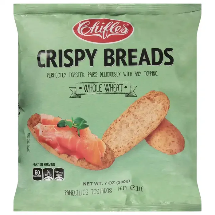 Chifles Whole Wheat Crispy Breads 7 oz