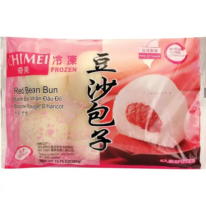 Chimei Frozen Redbean Paste Bun-6pcs