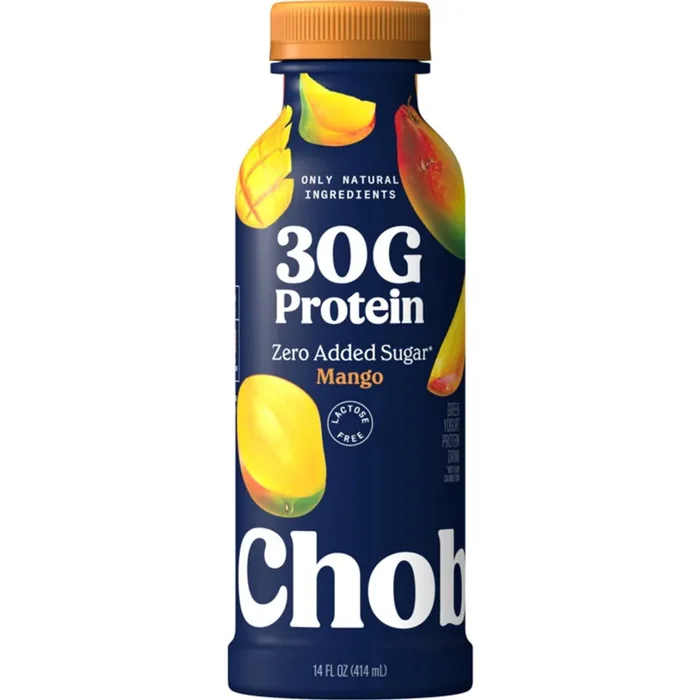 Chobani 30g Protein Zero Sugar Added Yogurt Shake – Mango