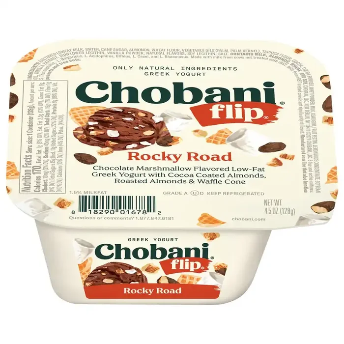 Chobani Flip Greek Rocky Road Yogurt 4.5 oz