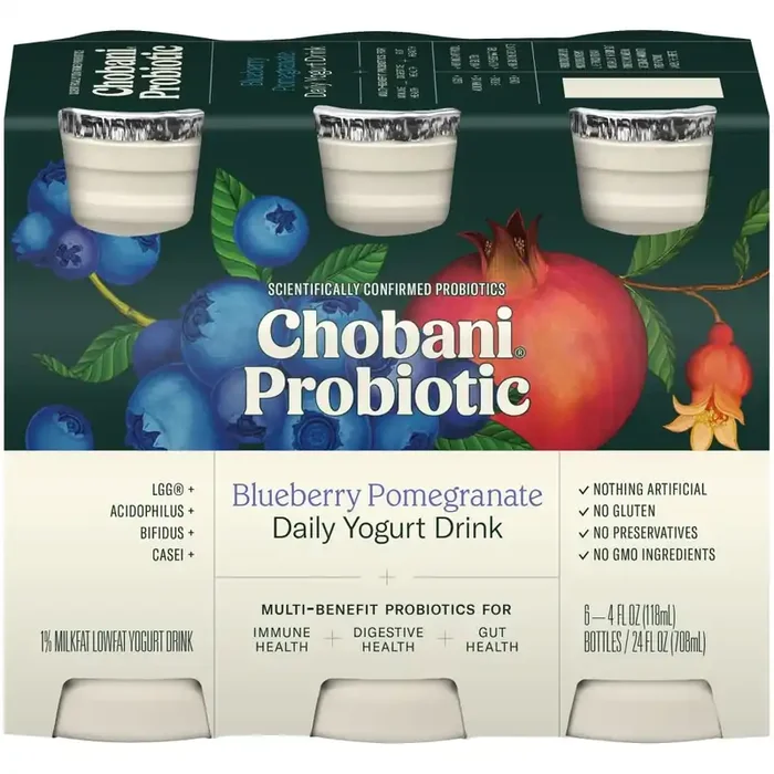 Chobani Probiotic Blueberry Pomegranate Yogurt Drink