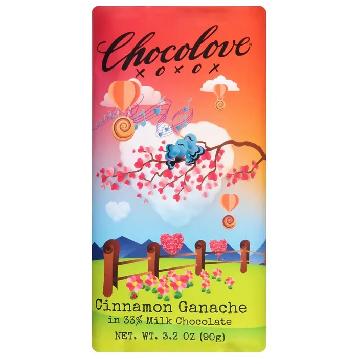 Chocolove Cinnamon Ganache Milk Chocolate Bar
