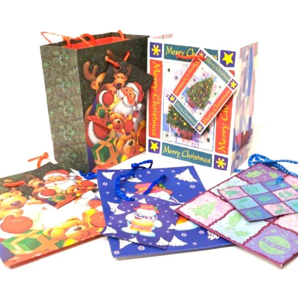 Christmas Gift Bags Small – Case of 12