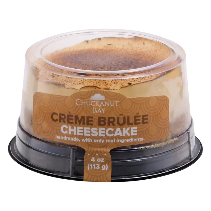 Chuckanut Bay Creme Brulee Cheesecake 4 oz