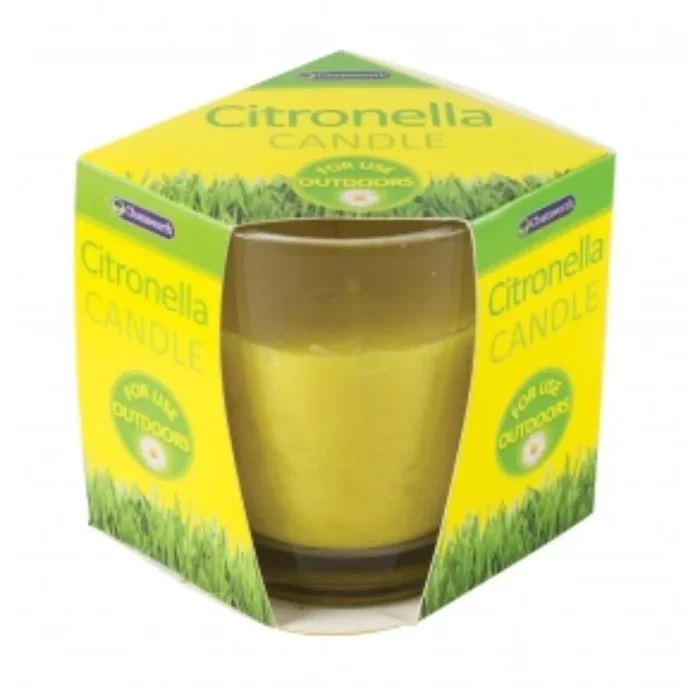 Citronella Clear Glass Candle – Case of 12