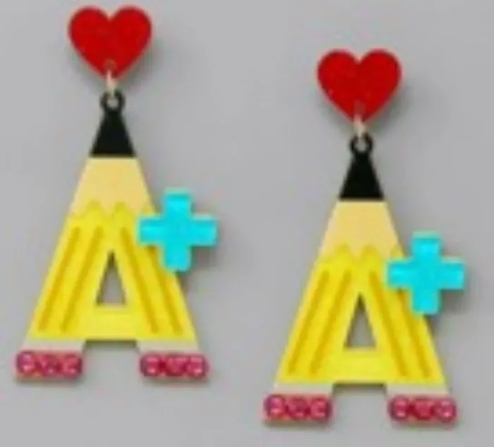 City By City Cbc Ear A Plus Pencil Earring 113966 Ylw