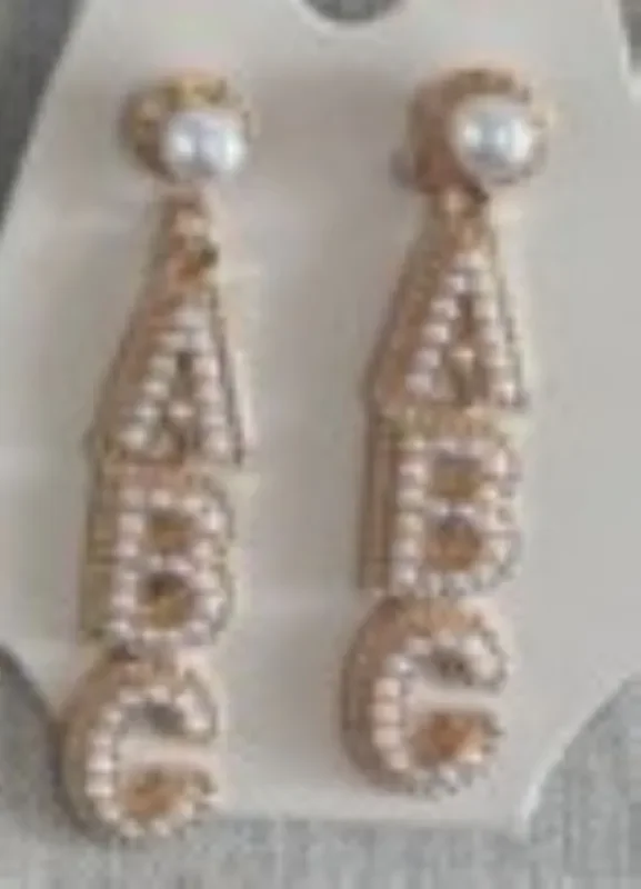 City By City Cbc Ear Prl Abc Linear Drop 113958 Wht