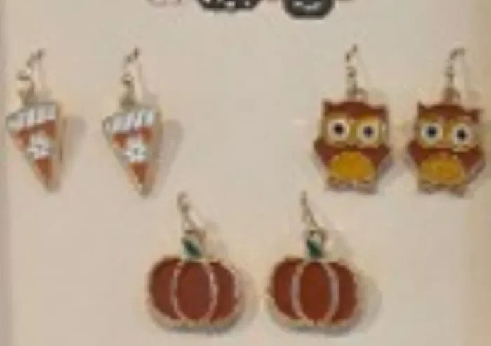 City By City Cbc Ear Trio Pie Owl Pumpkin 113980 Brn