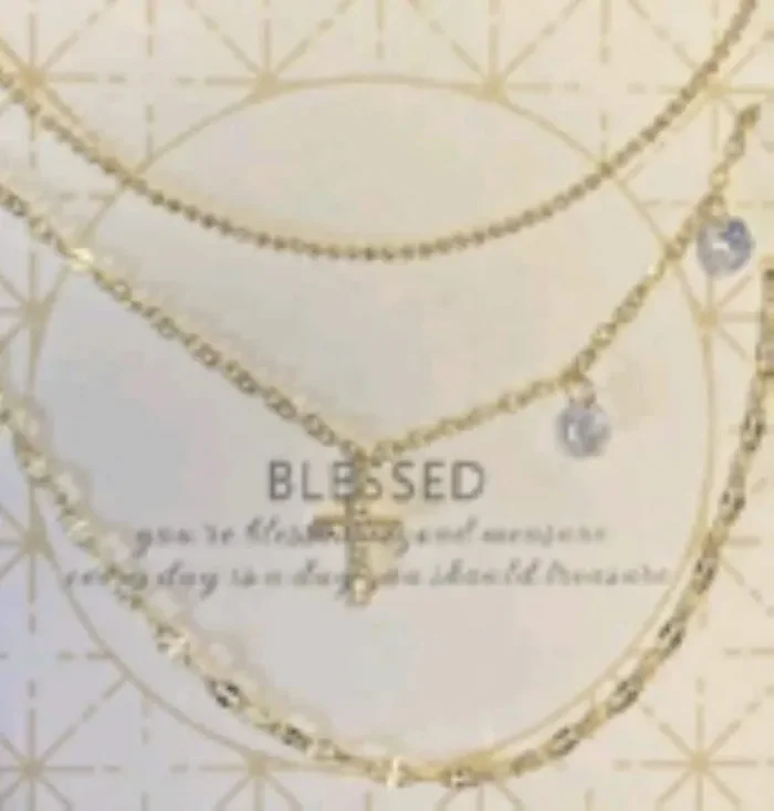 City By City Cbc Pnd Trio Chain Cz Cross 111672 Gld